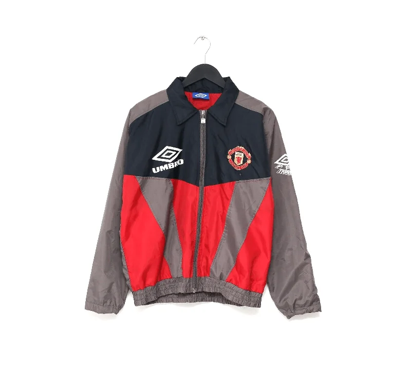 1994/95 MANCHESTER UNITED Vintage Umbro Pro Training Jacket (S/M)