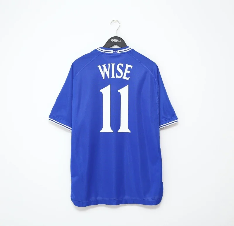 1999/01 WISE #11 Chelsea Vintage Umbro FA CUP FINAL 2000 Football Shirt (XL)