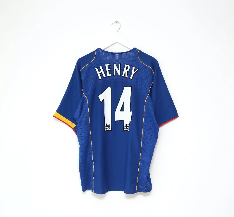 2004/05 Henry #14 Arsenal Vintage Nike Away Football Shirt (XL)