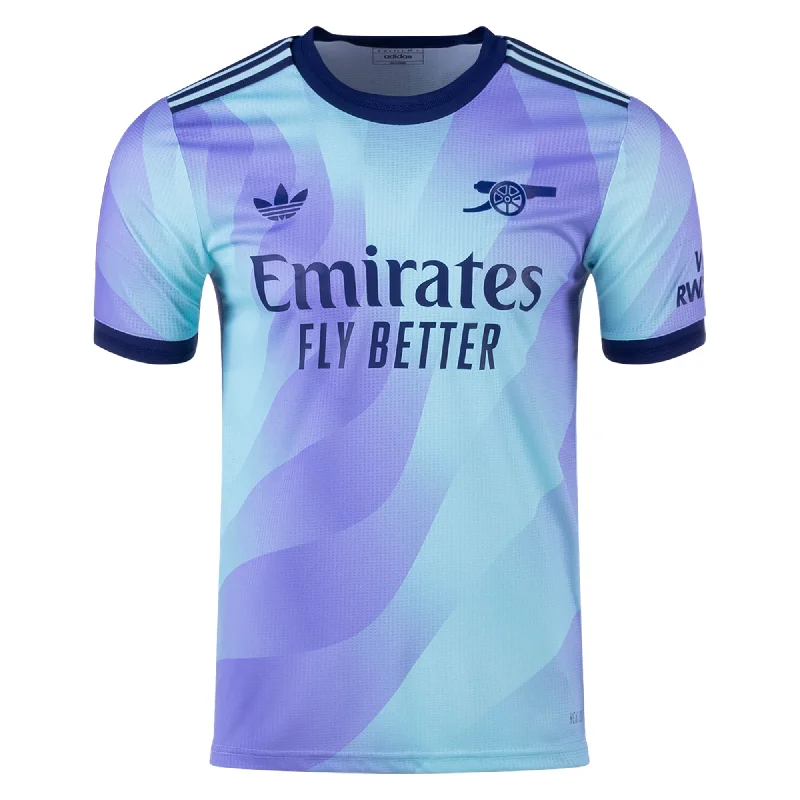 adidas Arsenal Authentic Third Jersey 24/25 (Clear Aqua/Light Flash Purple)