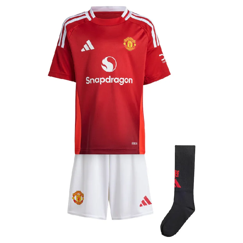 adidas Manchester United Toddler 2024/25 Home Mini Kit (MUFC Red)