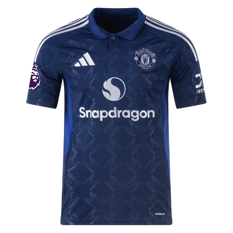 adidas Manchester United Away Jersey w/ EPL Patch 24/25 (Night Indigo)