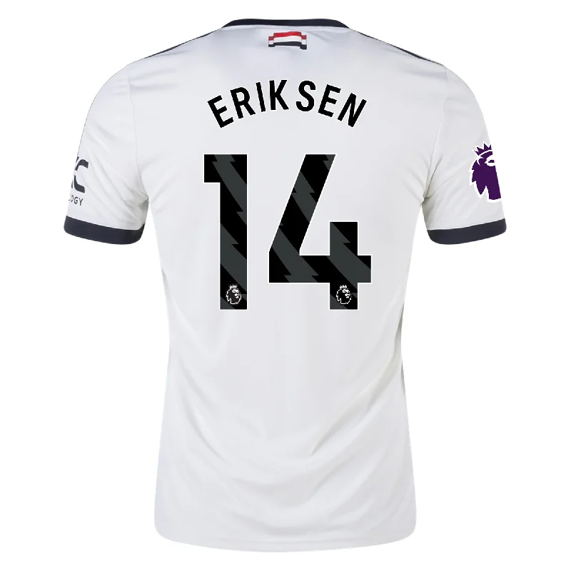 adidas Manchester United Christian Eriksen Third Jersey w/ EPL Patch 24/25 (Off White)