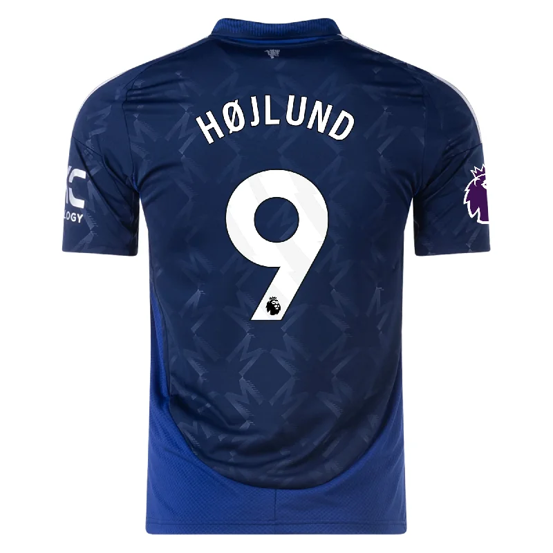 adidas Manchester United Rasmus Højlund Away Jersey w/ EPL Patch 24/25 (Night Indigo)