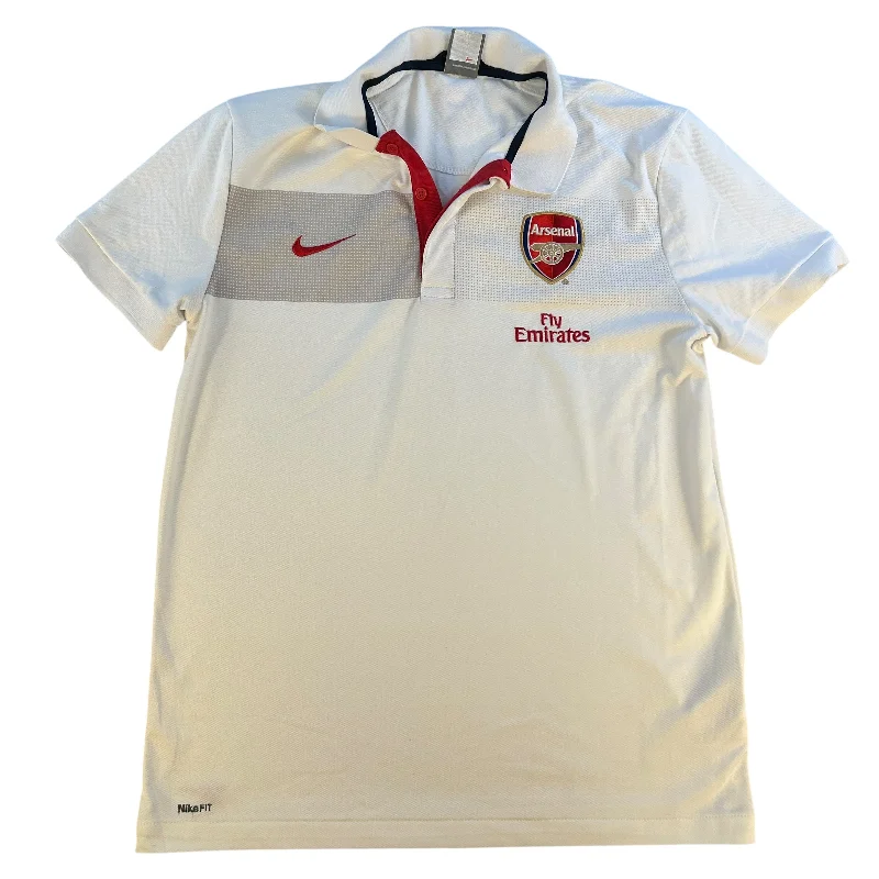 Arsenal 2010/2011 Knit Polo Shirt - Large - Excellent