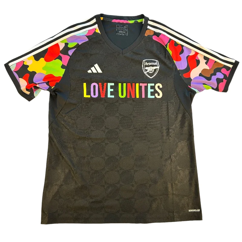 Arsenal 2023-2024 Love Unites Pre Match Shirt - Arsenal Pride Shirt