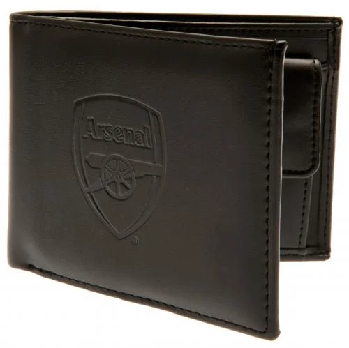 Arsenal FC - Debossed Crest Leather Wallet