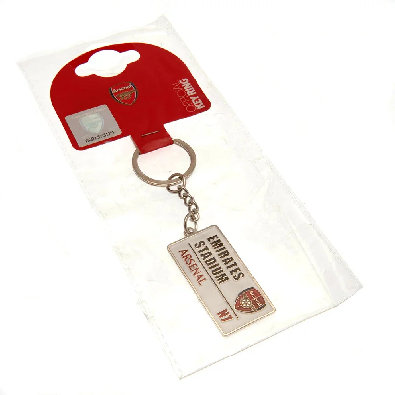 Arsenal FC Street Sign Key Chain