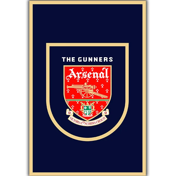 Arsenal FC Vintage Crest Poster