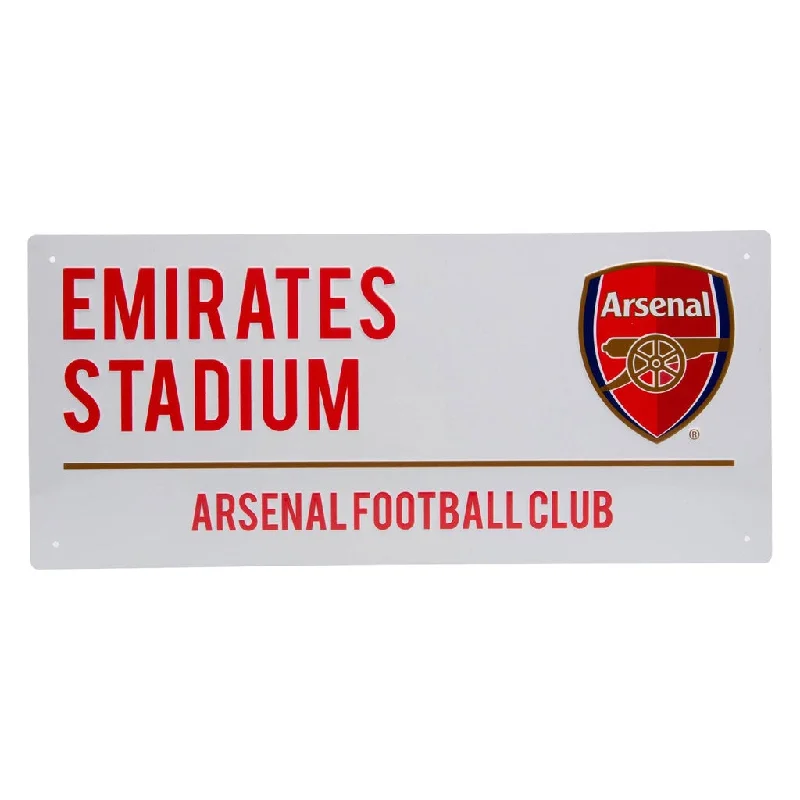 Arsenal Official Emirates Metal Street Sign