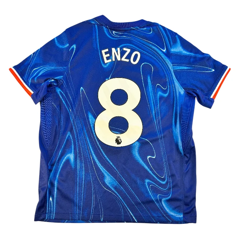 Chelsea 2024-2025 Youth Home Shirt - Authentic Nike Shirt - Enzo 8