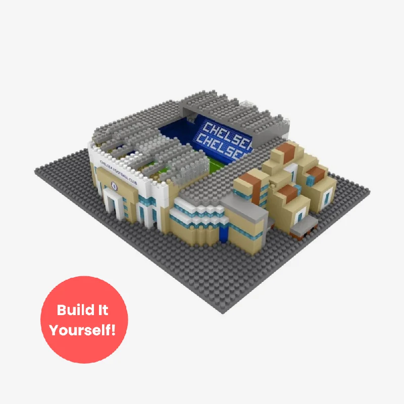 Chelsea 3D Brick Construction Stamford Bridge Stadium Kit