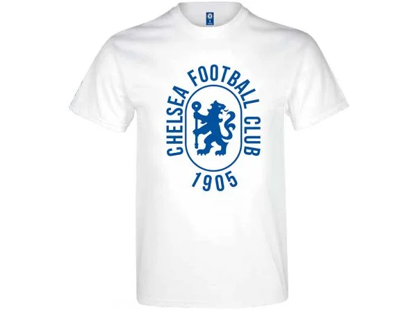 Chelsea FC 1905 White Crest T Shirt