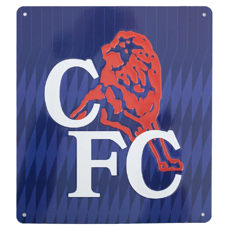 Chelsea FC 1990 CFC Retro Metal Sign