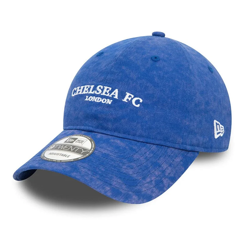 Chelsea FC Adult Blue 9Twenty Cap Cloth Strap Adjustable Football (Soccer) By New Era