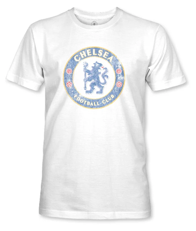 Chelsea FC Color Badge Cotton T-Shirt - White