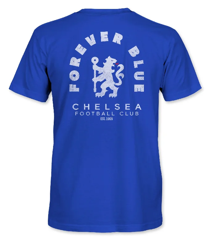 Chelsea FC Forever Blue Cotton T-Shirt - Royal Blue