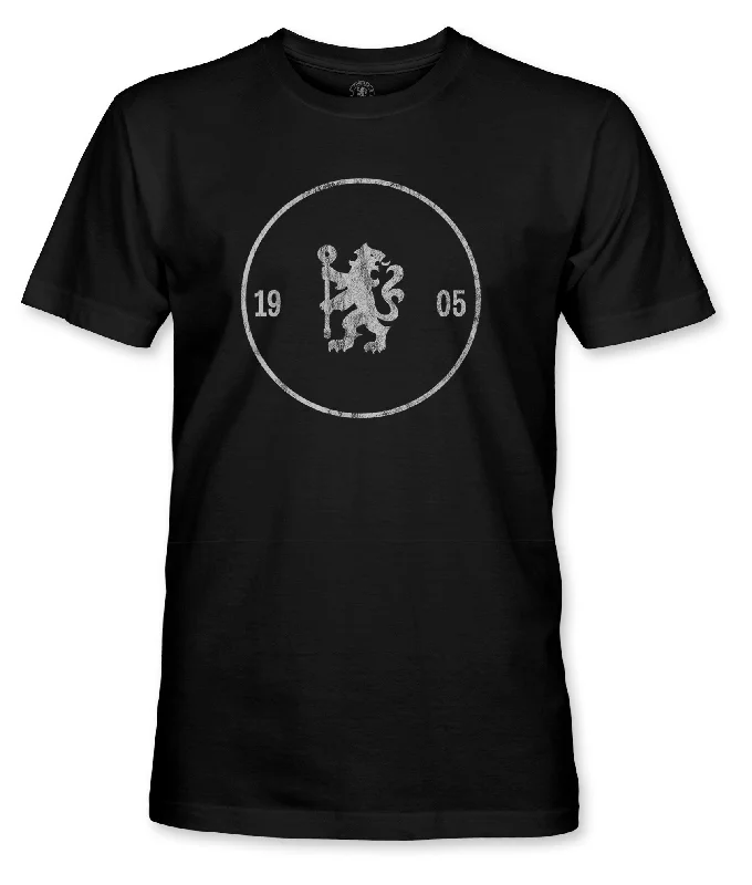 Chelsea FC Heritage Circle Cotton T-Shirt - Black