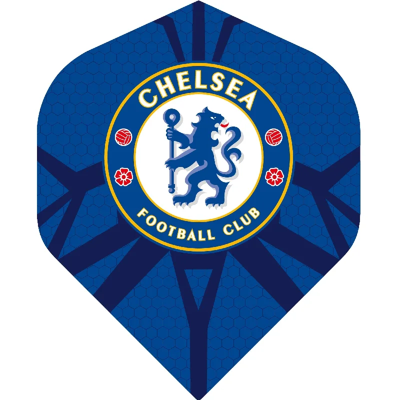 Chelsea Football Dart Flights - 100 Micron - No2 - Std - F1 - Pattern Logo