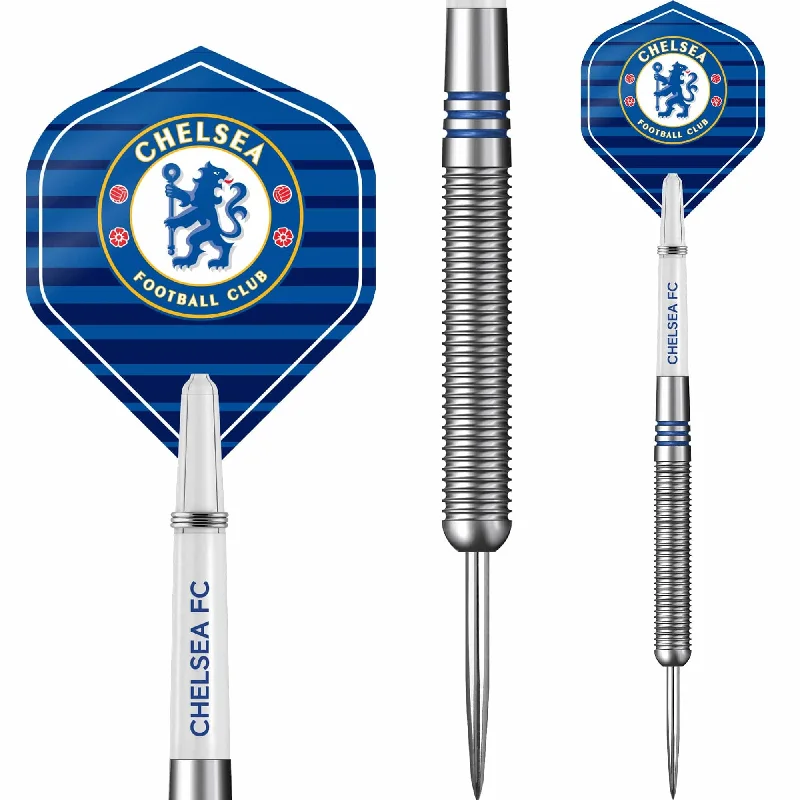 Chelsea Football Darts - Steel Tip Tungsten - Official Licensed - Chelsea FC - 24g