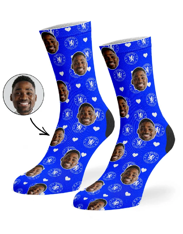 Chelsea Love Socks Blue