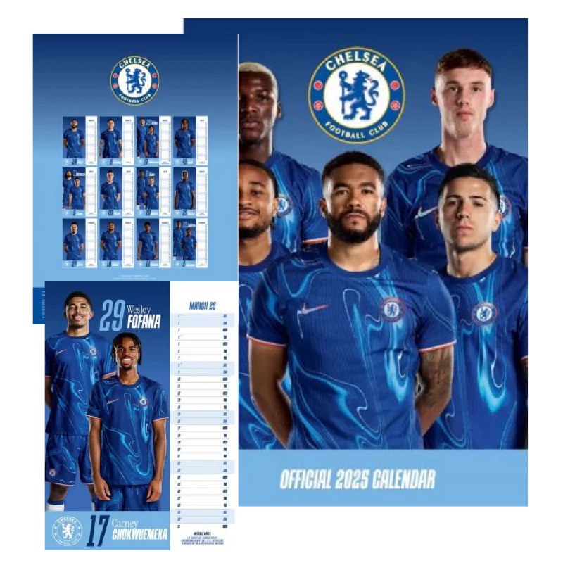 Chelsea Official 2025 A3 Calendar