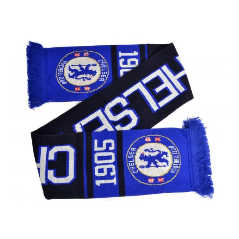 Official Chelsea Jacquard Nero Scarf