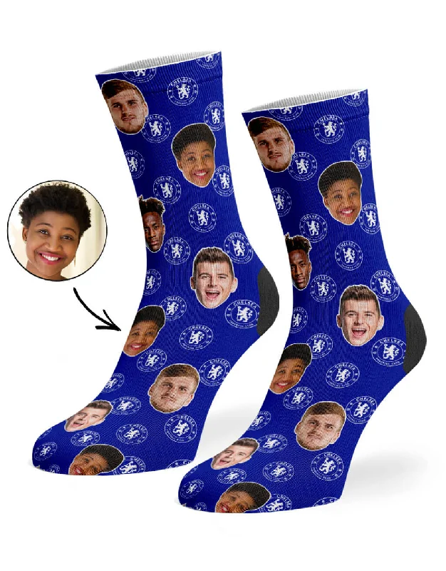 Chelsea Player Crest Socks