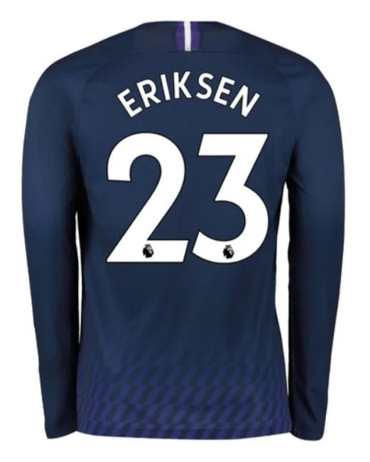 Christian Eriksen Tottenham Hotspur Long Sleeve 19/20 Away Jersey