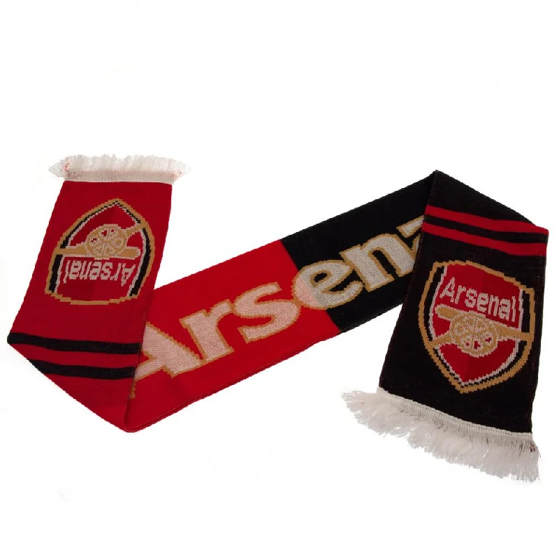 Arsenal FC Split Crest Scarf