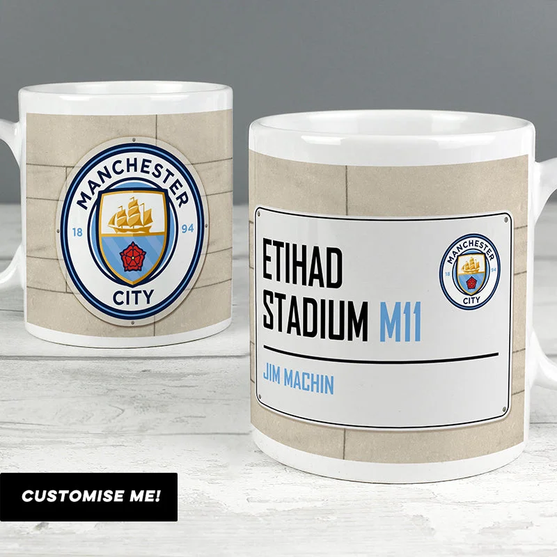 Manchester City FC Street Sign Mug (MRK-iD)