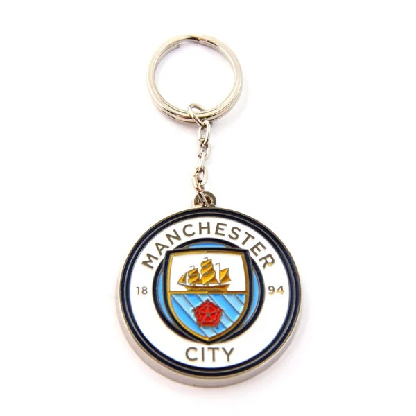 EPL Keychain Circle Manchester City FC