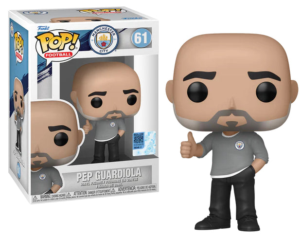 EPL Manager Pop! Figure Pep Guardiola Manchester City FC #61