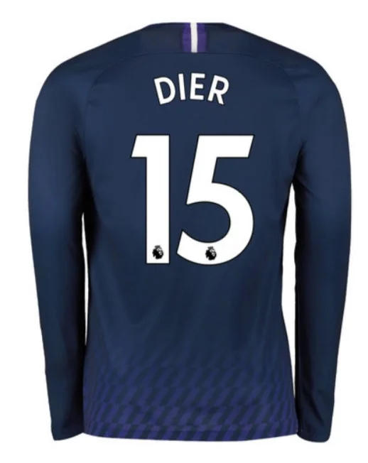 Eric Dier Tottenham Hotspur Long Sleeve 19/20 Away Jersey