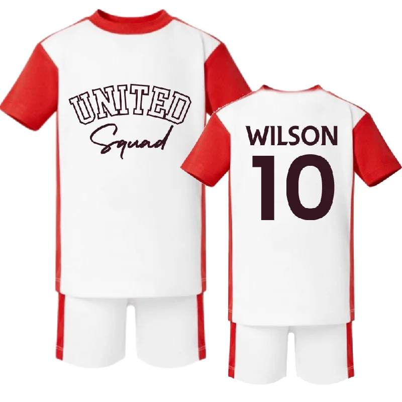 Footeez United Squad Personalised Team Kit Set