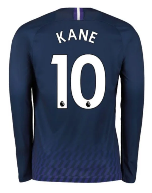 Harry Kane Tottenham Hotspur Long Sleeve 19/20 Away Jersey