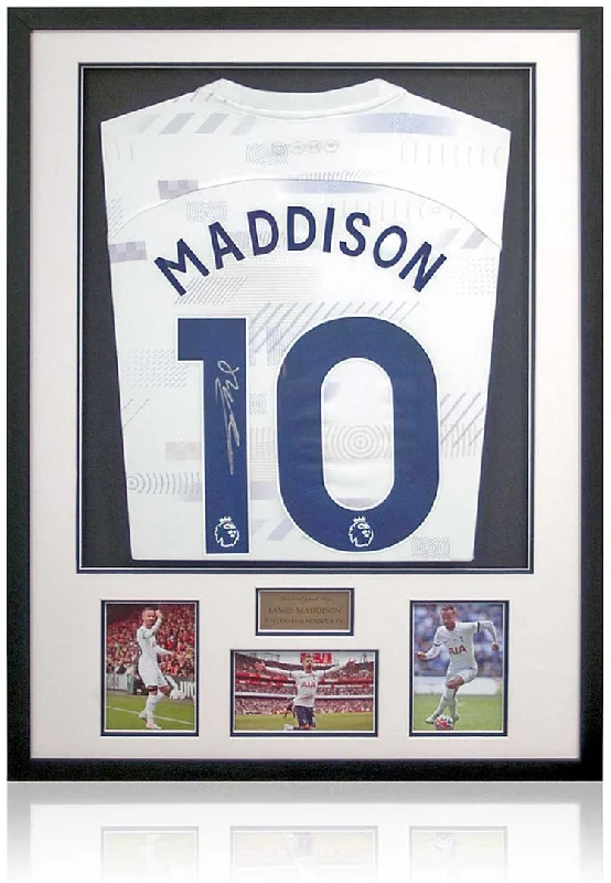 James Maddison Tottenham Hotspur Hand Signed Football Shirt AFTAL COA