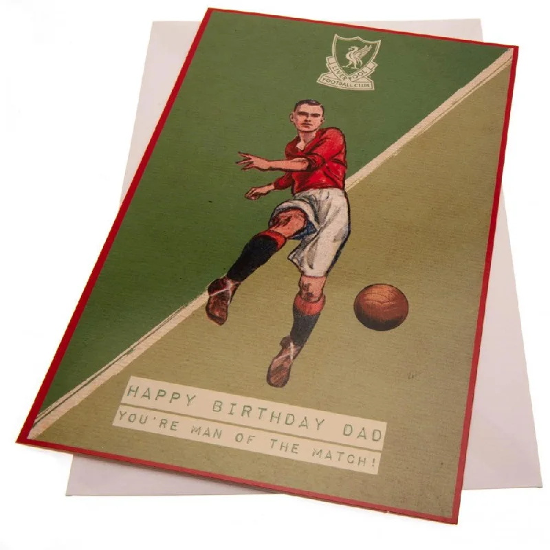 Liverpool Birthday Card Dad Retro