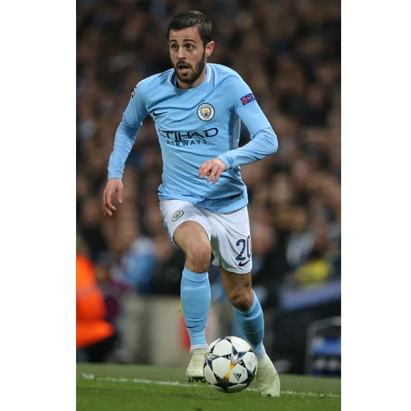 Manchester City Bernardo Silva Home Poster