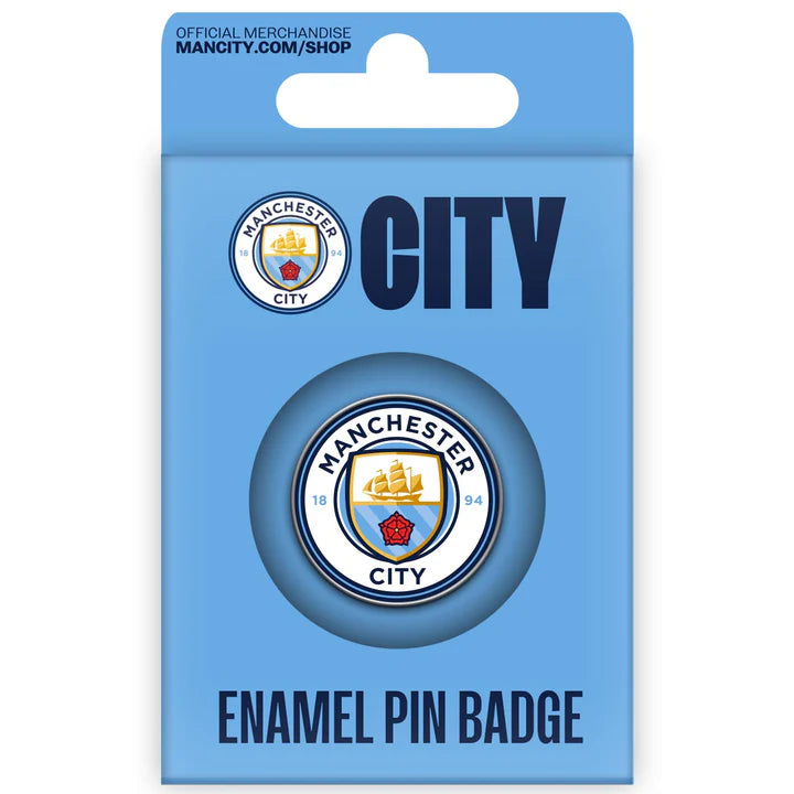 Manchester City (Club Crest) Enamel Pin Badge