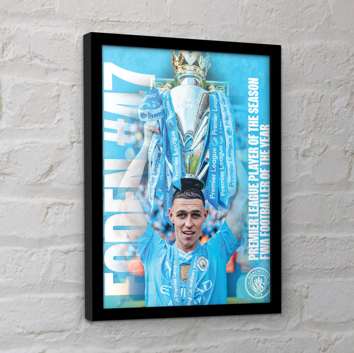 Manchester City (Foden 2024) Collector Print (Framed)