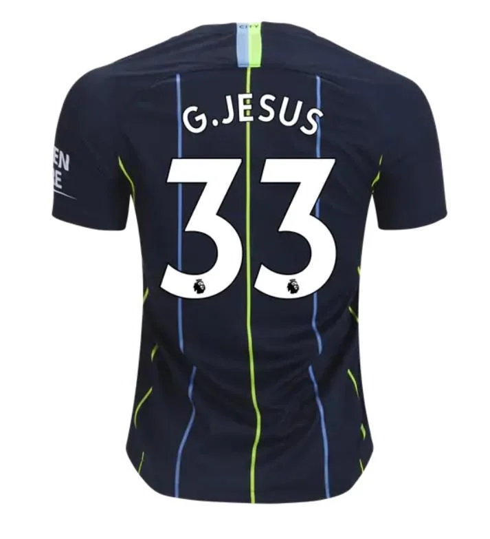 Manchester City G.Jesus Away Jersey  2018/19