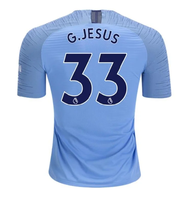 Manchester City G.Jesus Home Jersey 2018/19