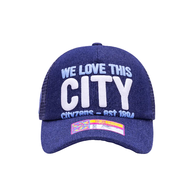 Manchester City Heart Trucker Hat