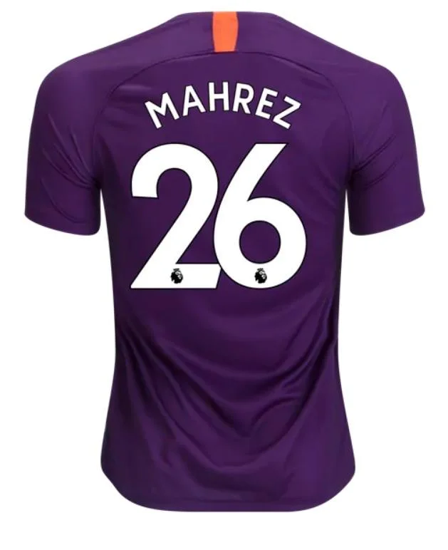 Manchester City Mahrez Third Jersey 18/19