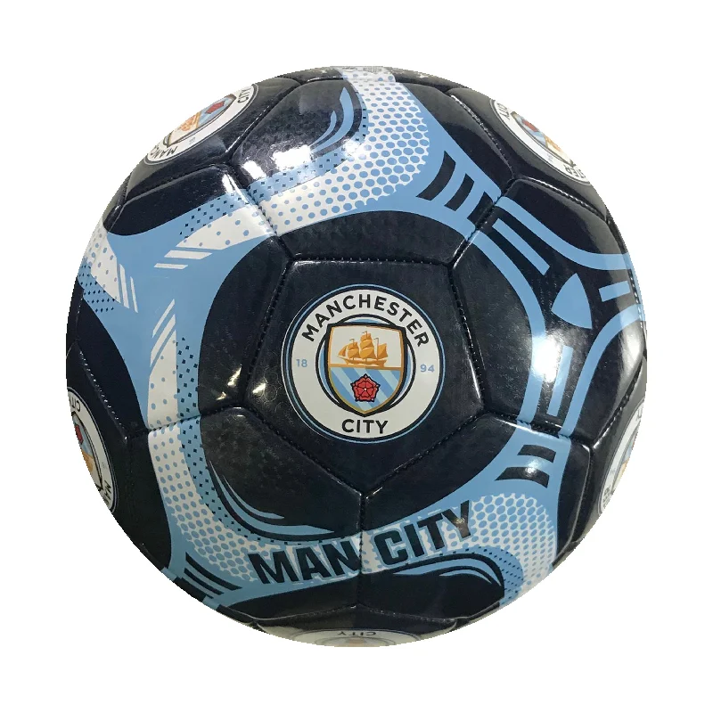 Manchester City Navy Comet Size 5 Soccer Ball