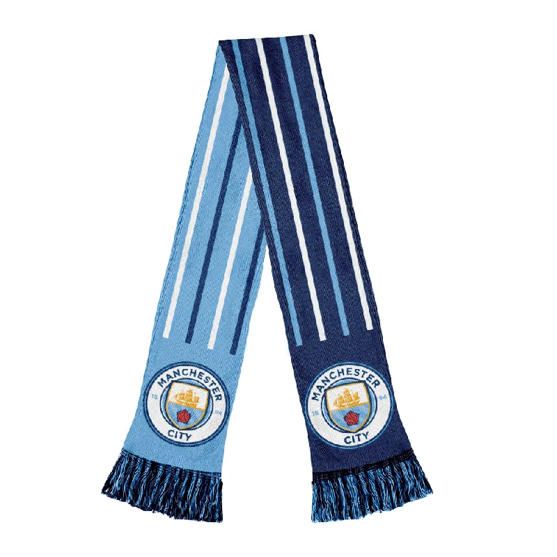 Manchester City Reversible Soccer Scarf