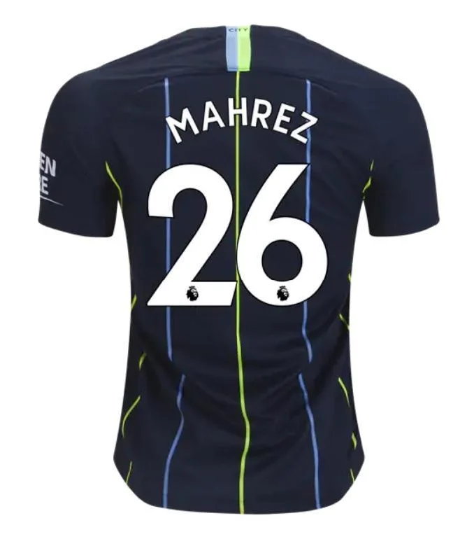 Manchester City Riyad Mahrez Away Jersey 2018/19