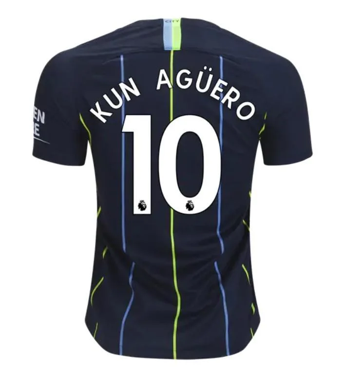 Manchester City Kun Aguero Away Jersey 2018/19