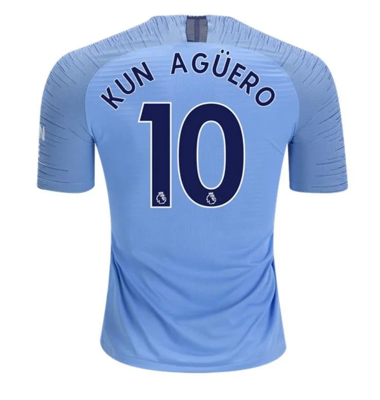 Manchester City Kun Aguero Home Jersey 2018/19